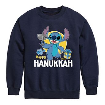 Disney's Lilo & Stitch Boys 8-20 Happy Hanukkah Fleece Sweatshirt