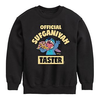 Disney's Lilo & Stitch Boys 8-20 Official Sufganiyah Taster Fleece Sweatshirt