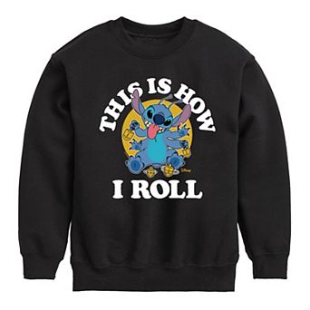 Disney's Lilo & Stitch Boys 8-20 This Is How I Roll Fleece Sweatshirt