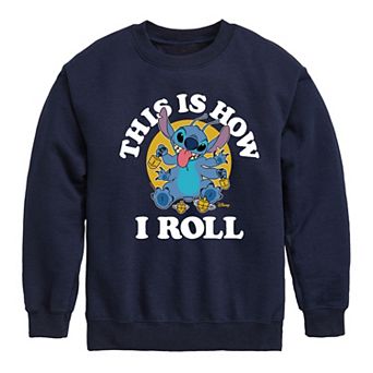 Disney's Lilo & Stitch Boys 8-20 This Is How I Roll Fleece Sweatshirt