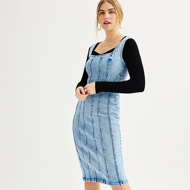 denim dress kohls Twisted cutout fuchsia bodice maxi dress XL / 10 / Pink main image 0