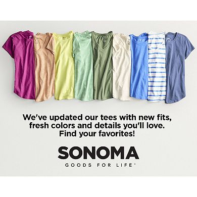 Women's Sonoma Goods For Life Everyday Short Sleeve V-Neck Tee