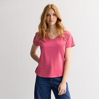 Women's Sonoma Goods For Life® Everyday Short Sleeve V-Neck Tee
