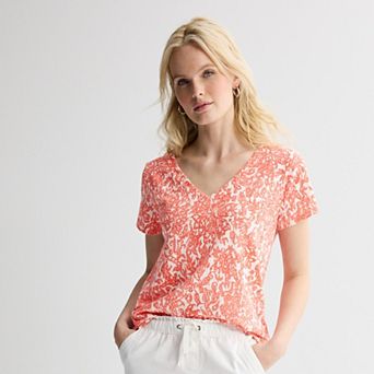 Women's Sonoma Goods For Life® Everyday Short Sleeve V-Neck Tee