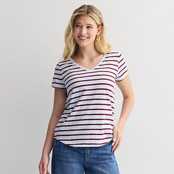 Women's Sonoma Goods For Life® Everyday Short Sleeve V-Neck Tee