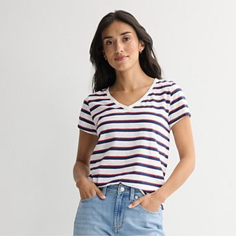 Women's Sonoma Goods For Life® Everyday Short Sleeve V-Neck Tee