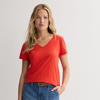 Women's Sonoma Goods For Life® Everyday Short Sleeve V-Neck Tee