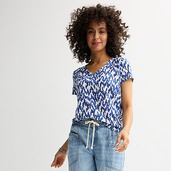 Women's Sonoma Goods For Life® Everyday Short Sleeve V-Neck Tee