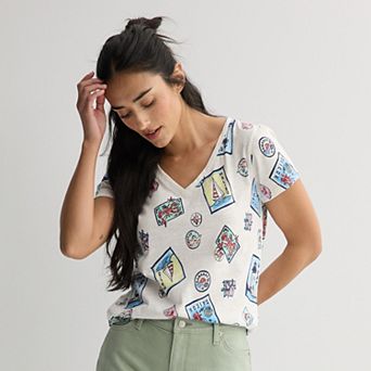 Women's Sonoma Goods For Life® Everyday Short Sleeve V-Neck Tee