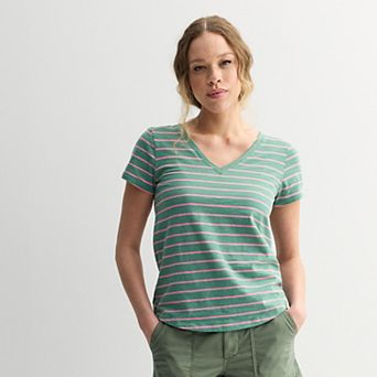 Women's Sonoma Goods For Life® Everyday Short Sleeve V-Neck Tee