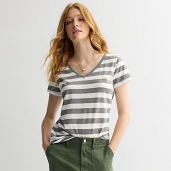Women's Sonoma Goods For Life® Everyday Short Sleeve V-Neck Tee