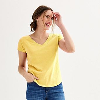 Women's Sonoma Goods For Life® Everyday Short Sleeve V-Neck Tee