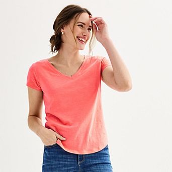 Women's Sonoma Goods For Life® Everyday Short Sleeve V-Neck Tee