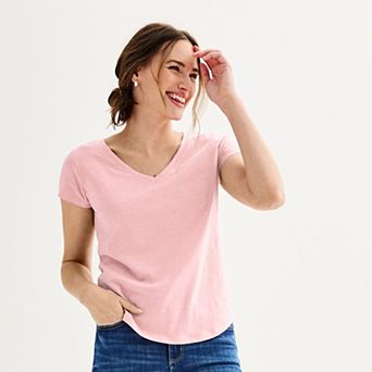 Women's Sonoma Goods For Life® Everyday Short Sleeve V-Neck Tee