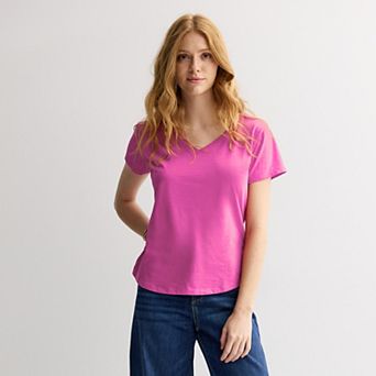 Women's Sonoma Goods For Life® Everyday Short Sleeve V-Neck Tee
