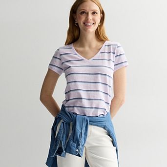 Women's Sonoma Goods For Life® Everyday Short Sleeve V-Neck Tee