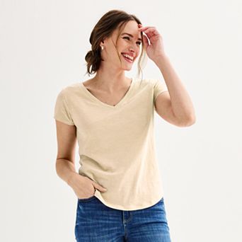 Women's Sonoma Goods For Life® Everyday Short Sleeve V-Neck Tee
