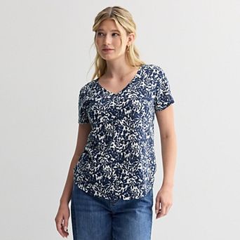 Women's Sonoma Goods For Life® Everyday Short Sleeve V-Neck Tee