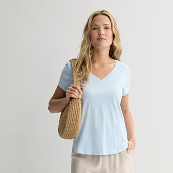 Women's Sonoma Goods For Life® Everyday Short Sleeve V-Neck Tee