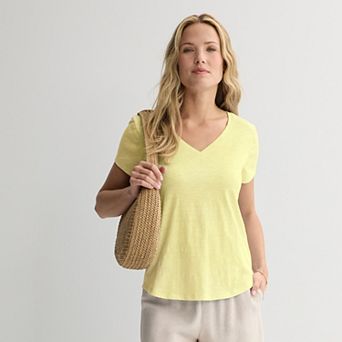 Women's Sonoma Goods For Life® Everyday Short Sleeve V-Neck Tee