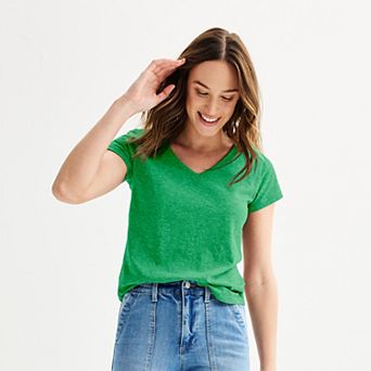 Women's Sonoma Goods For Life® Everyday Short Sleeve V-Neck Tee