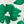 White Green Floral