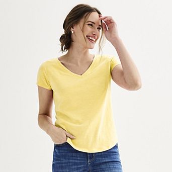 Women's Sonoma Goods For Life® Everyday Short Sleeve V-Neck Tee