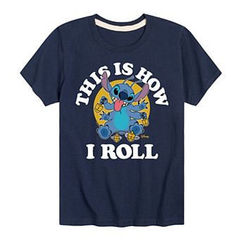 Disney's Lilo & Stitch Boys 8-20 This Is How I Roll Graphic Tee