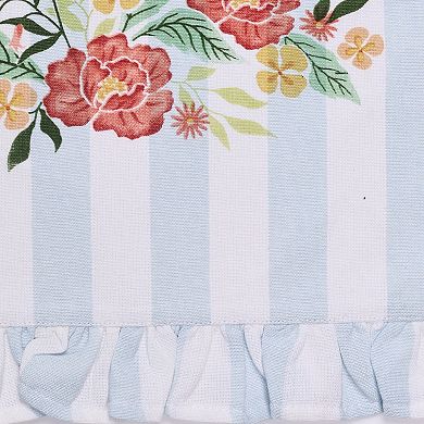 Celebrate Together™ Spring Ruffled & Striped Table Runner