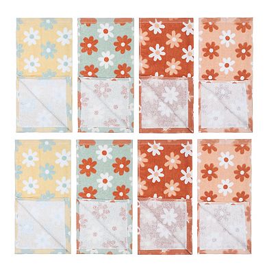 Celebrate Together™ Spring 8-Pack Daisies Dish Cloth Set