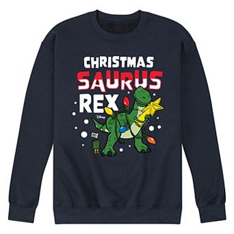 Disney / Pixar's Toy Story Rex Men's Christmas Saurus Rex Fleece Sweatshirt