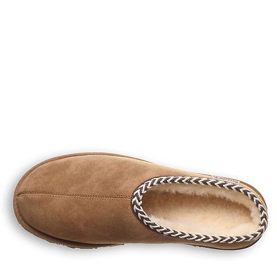 Men\'s Bearpaw Slippers Beau Model Tan Size: 10 Men BEARPAW Men main image 3