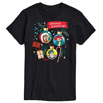 Disney / Pixar’s Toy Story 4 Big & Tall Season Greetings Ornaments Graphic Tee