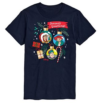 Disney / Pixar’s Toy Story 4 Big & Tall Season Greetings Ornaments Graphic Tee