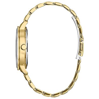 Disney's 100th Anniversary Beauty & The Beast Women's Eco-Drive Gold Tone Bracelet Watch by Citizen - FE7048-51D