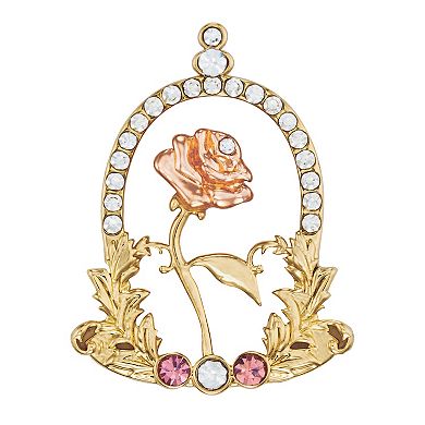 Disney's 100th Anniversary Beauty & The Beast Women's Eco-Drive Gold Tone Bracelet Watch by Citizen - FE7048-51D