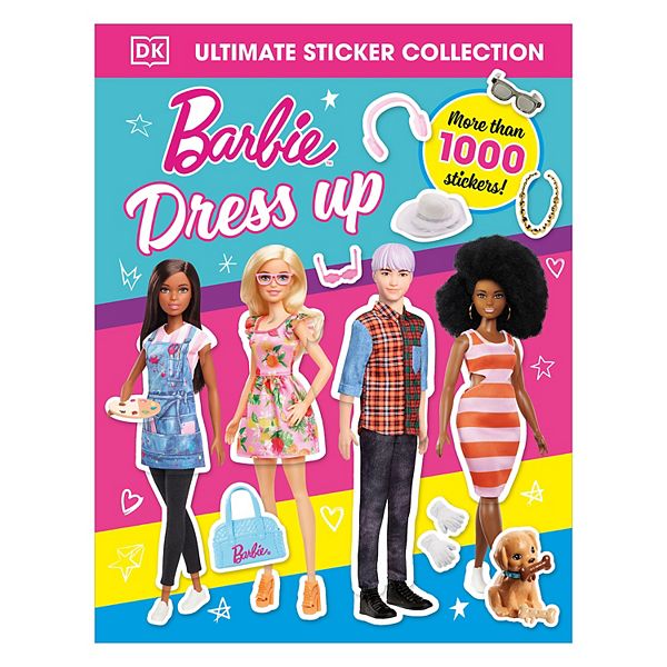 Barbie Dress-Up Ultimate Sticker Collection Children's Sticker Book - No Color