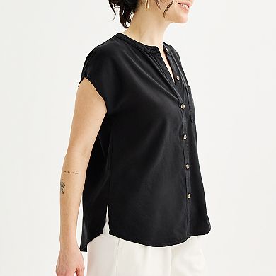 Women's Sonoma Goods For Life Button Front Dolman Utility Shirt