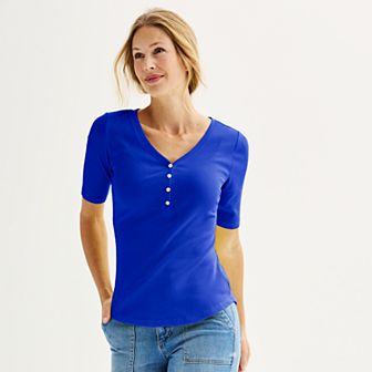 Women's Sonoma Goods For Life® Slim-Fit Henley
