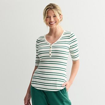 Women's Sonoma Goods For Life® Slim-Fit Henley