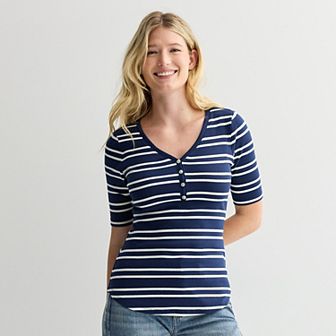 Women's Sonoma Goods For Life® Slim-Fit Henley