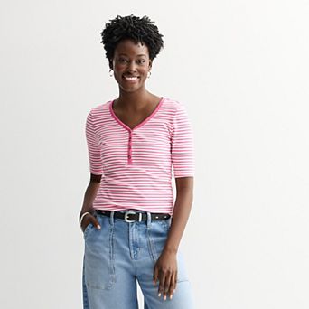 Women's Sonoma Goods For Life® Slim-Fit Henley