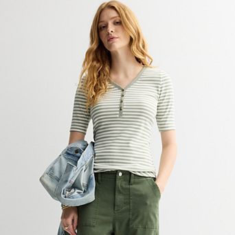 Women's Sonoma Goods For Life® Slim-Fit Henley