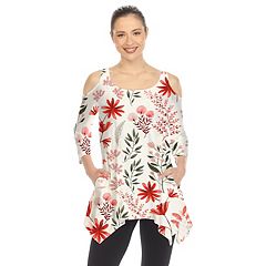 Loose Front Pocket Casual Short Sleeve Tunic Lounge Top