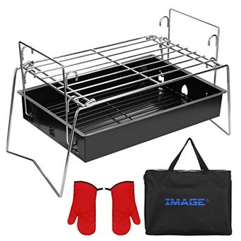Folding & Lightweight Steel Mesh Barbecue Grill Tool