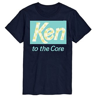 Men's Barbie Ken Pastel Checker Graphic Tee