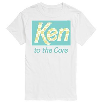 Men's Barbie Ken Pastel Checker Graphic Tee