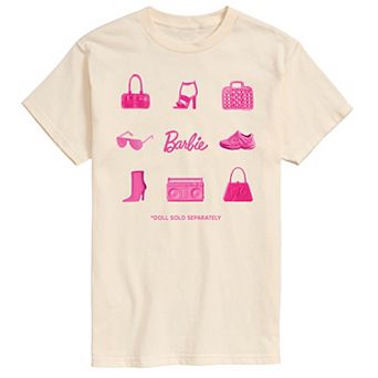 Men's Barbie Grid Doll Graphic Tee