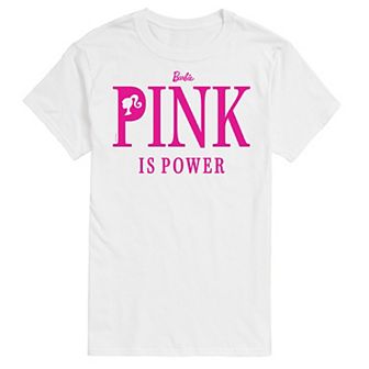 Men's Barbie Pink Is Power Graphic Tee
