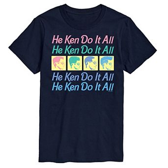 Big & Tall Barbie® He Ken Do It All Stacked Graphic Tee